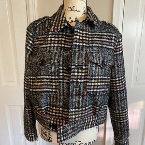 COPY - Free People Slouchy Eisenhower Plaid Jacket